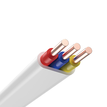 PVC绝缘和护套扁平三芯铜电缆